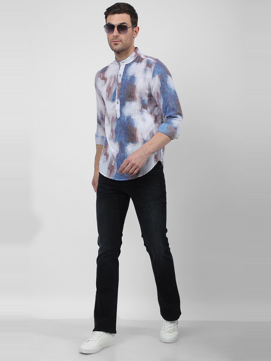 Numero Uno Men Faded Black Jeans